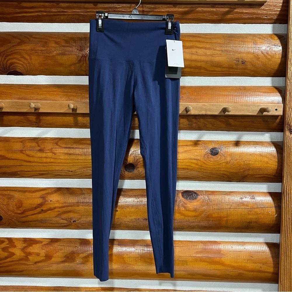 Nike Zenvy Women's Dark Blue High-Rise 7/8 Leggings Small